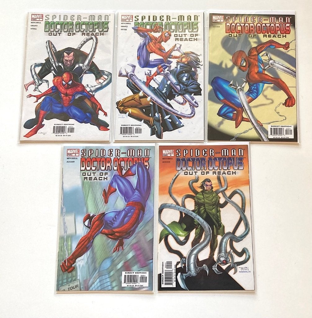 Spiderman: Doctor Octopus Out Of Reach #1-5 (Marvel 2004), Ophalen, Amerika, Complete serie of reeks, Colin Mitchell