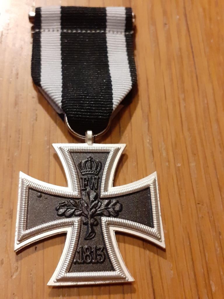 Ijzerenkruis EK2 WO1 replica, Verzamelen, Militaria | Algemeen, Ophalen of Verzenden, Landmacht, Duitsland, Lintje, Medaille of Wings