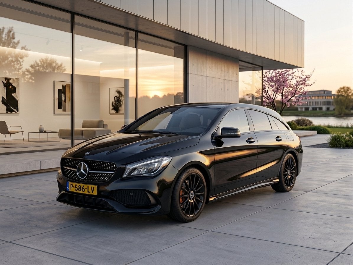 Mercedes-Benz CLA 180 Shootingbrake AMG Night Edition, Voorwielaandrijving, Zwart, 4 cilinders, 1595 cc