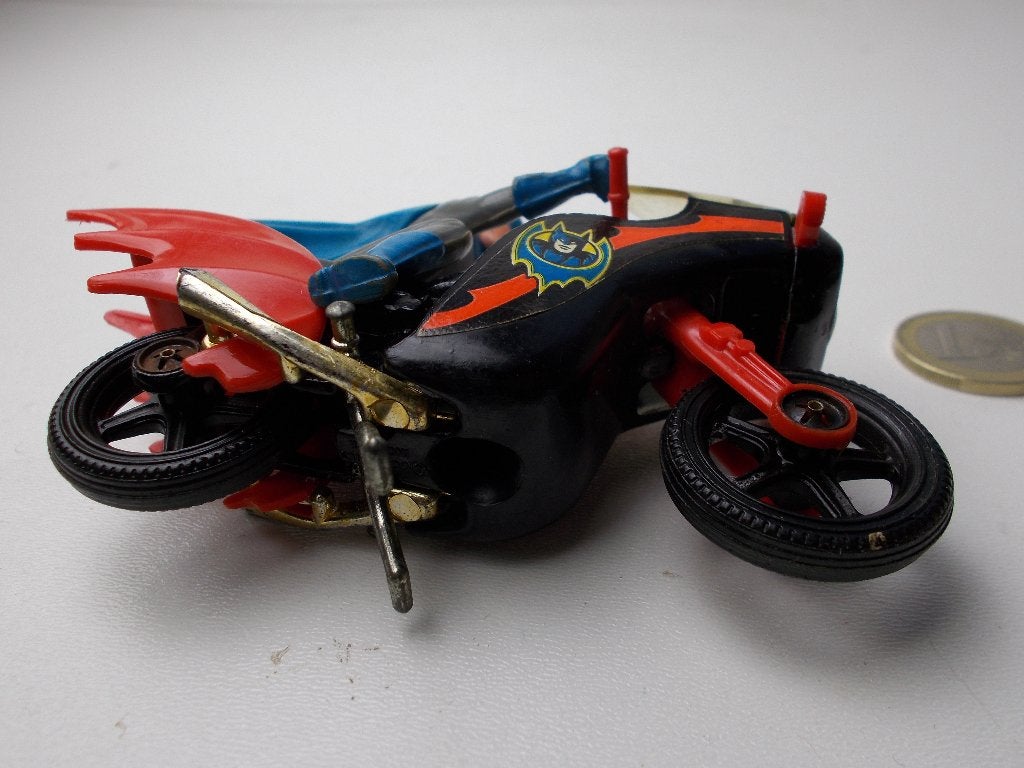 1978 Corgi Toys 268 BATMAN'S BATBIKE + BATMAN! I.z.g.st., Ophalen of Verzenden, Zo goed als nieuw, Overige typen, Corgi