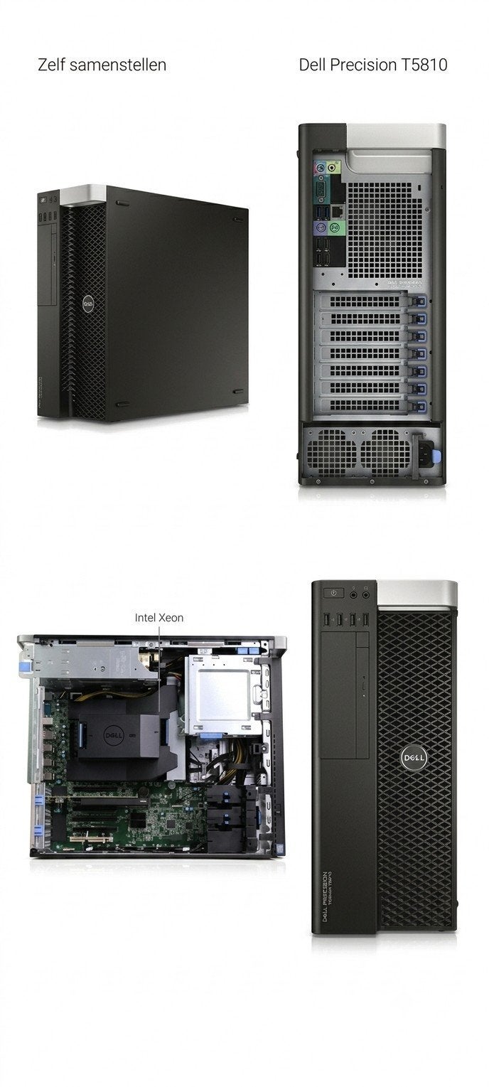 Dell Precision Workstation - Intel Xeon E5-1620v3 / 8GB DDR4, Computers en Software, Desktop Pc's, Ophalen, 8 GB, Refurbished