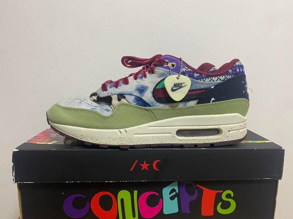 Nike Air Max 1 xConcepts Mellow 43, Ophalen of Verzenden, Zo goed als nieuw