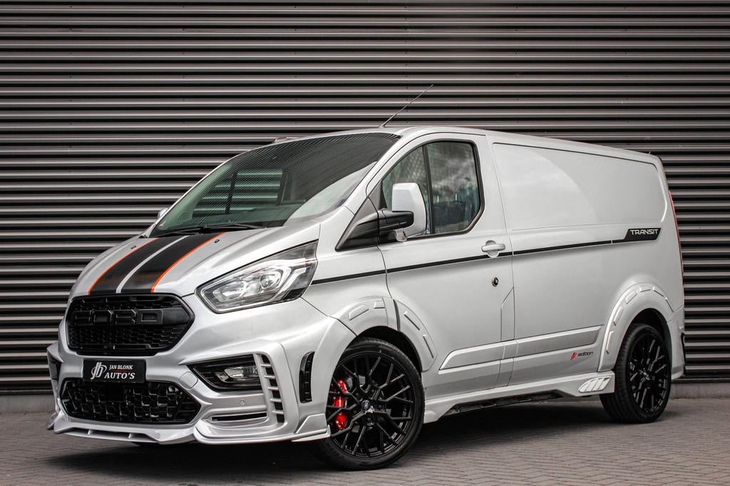 Ford Transit Custom 320 2.0 TDCI L1H1 Sport 185PK 1X SCHUIFD, Auto's, 15 km/l, 4 cilinders, Leder, Bedrijf
