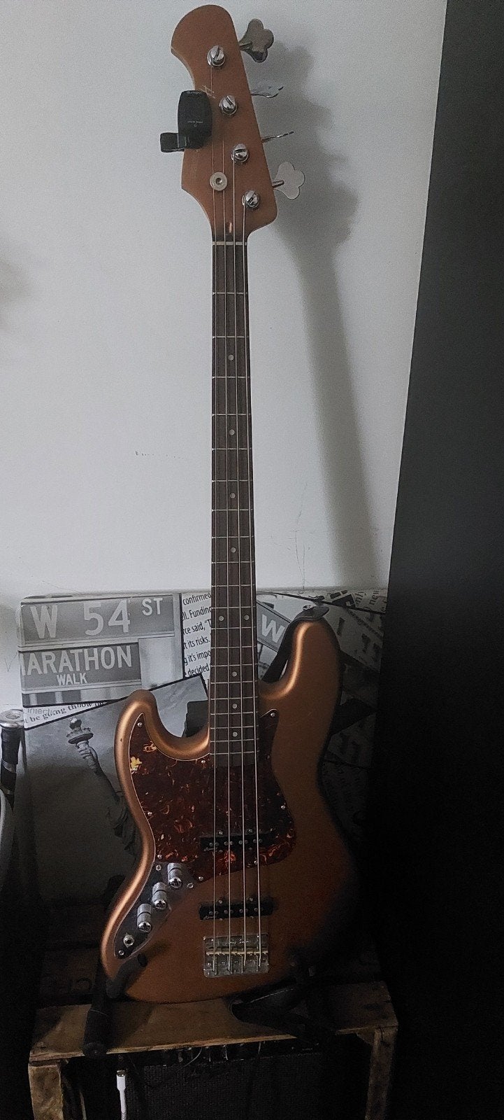 HARLEY BENTON JB-25TH LH FIREMIST, Muziek en Instrumenten, Snaarinstrumenten | Gitaren | Bas, Zo goed als nieuw, Elektrisch, Ophalen