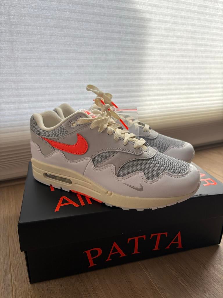 Nike Air Max 1 x Patta Waves | EU 42, Wit, Nieuw, Ophalen of Verzenden, Patta