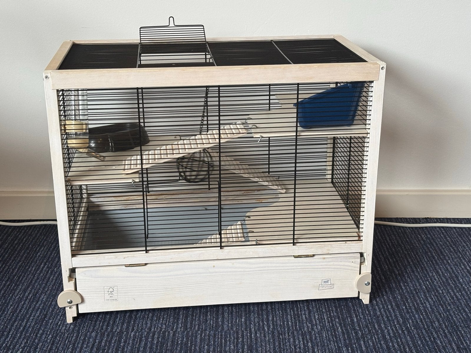 Hamsterkooi Ferplast hamsterville, Dieren en Toebehoren, Knaagdieren en Konijnen | Hokken en Kooien, Kooi, Minder dan 75 cm, Zo goed als nieuw