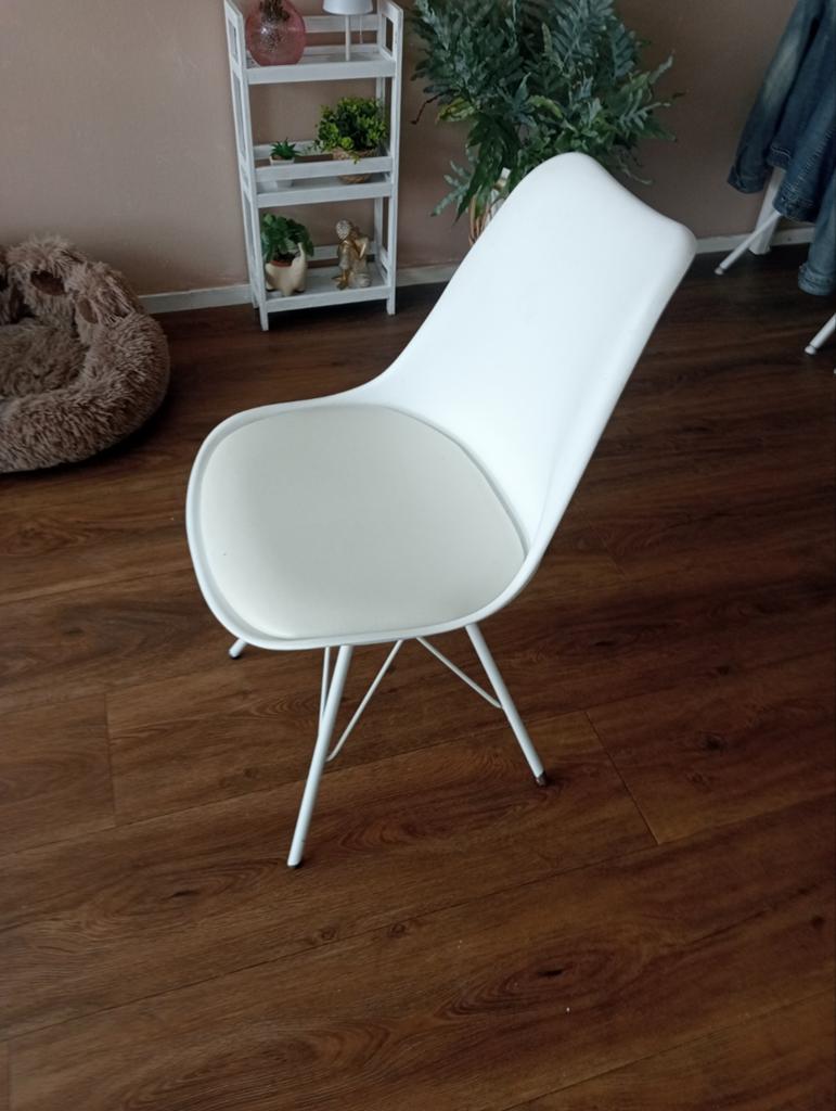 Kuip stoelen, Huis en Inrichting, Stoelen, Ophalen of Verzenden, Zo goed als nieuw, Wit, Vijf, Zes of meer stoelen