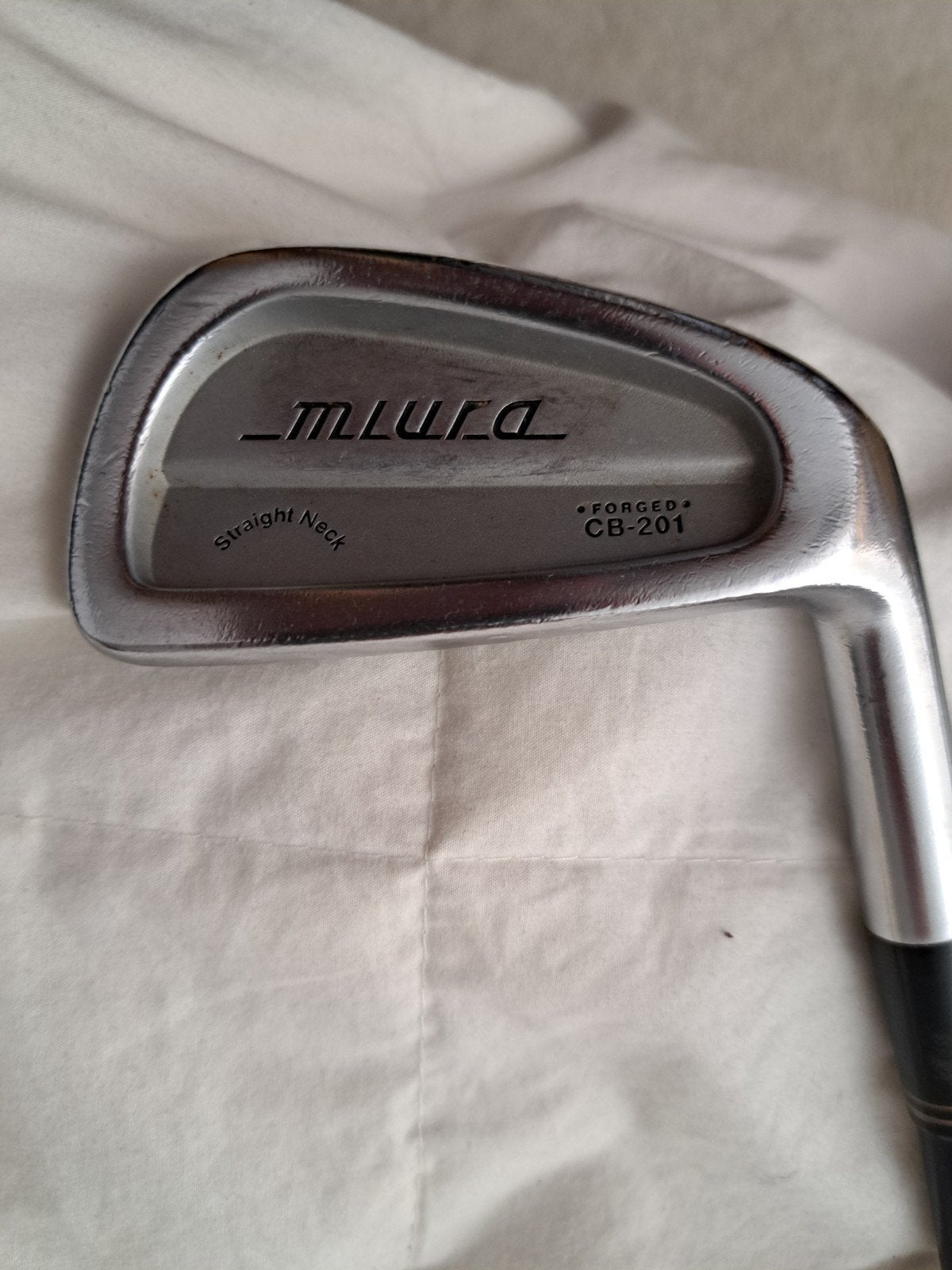 Miura CB-201 Forged IJzerset (P, 5-9) met Matrix Schachten, Sport en Fitness, Golf, Ophalen of Verzenden, Gebruikt, Set, Overige merken