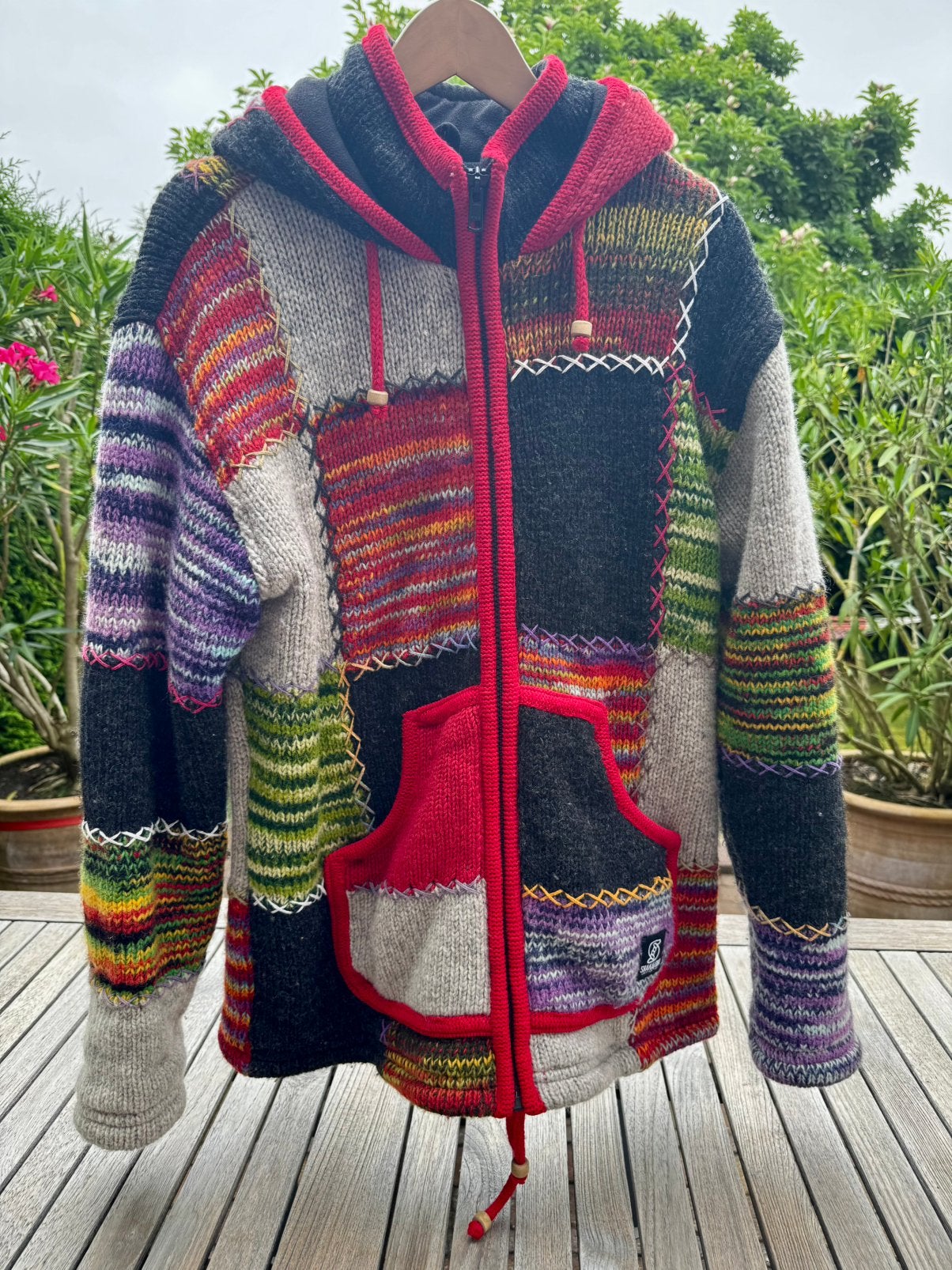 Shakaloha , mooi voor- en najaarsvest, Ophalen of Verzenden, Zo goed als nieuw, Maat 42/44 (L), Meerkleurig