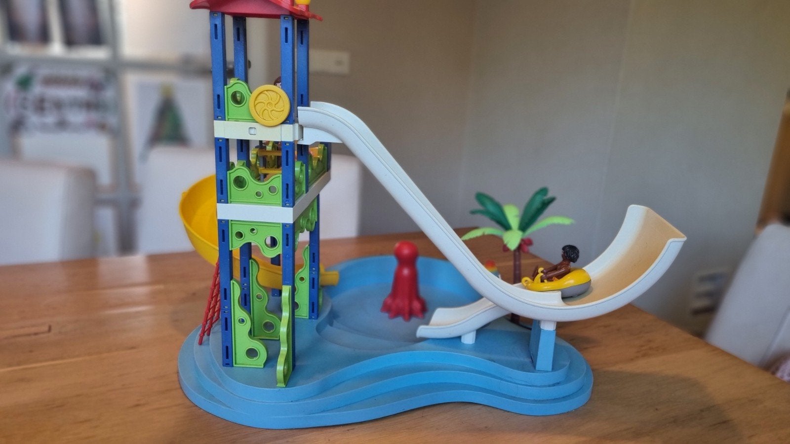 Playmobil zwembad grote glijbaan, Ophalen of Verzenden