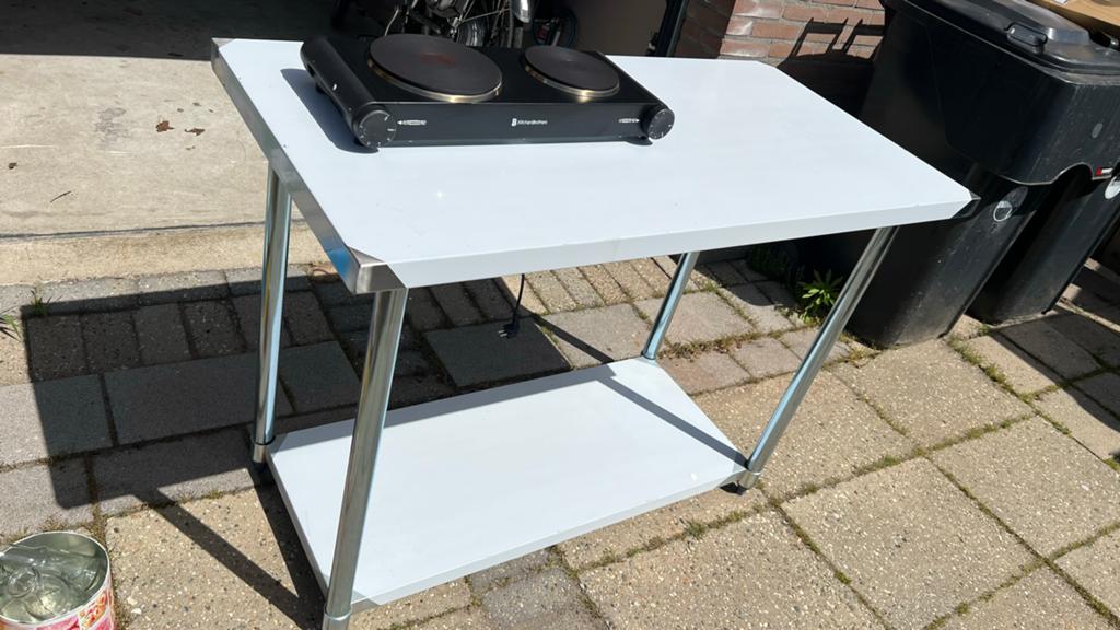 Nieuwe kitchenette met kookplaat, 2 kookzones, Ophalen, Zwart, Overige typen, Nieuw
