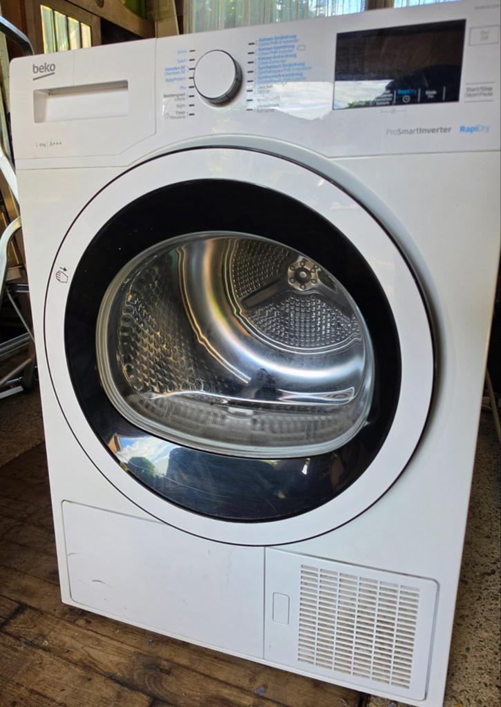 Beko DR 8534 GX0 Warmtepompdroger 8kg A+++, Witgoed en Apparatuur, Wasdrogers, Ophalen, Condens, 85 tot 90 cm