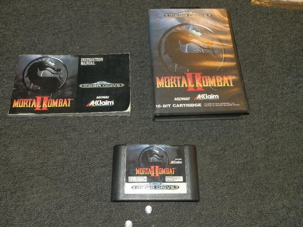 Sega mega drive mortal kombat II, Spelcomputers en Games, Games | Sega, Online, Vanaf 18 jaar, Vechten, 2 spelers