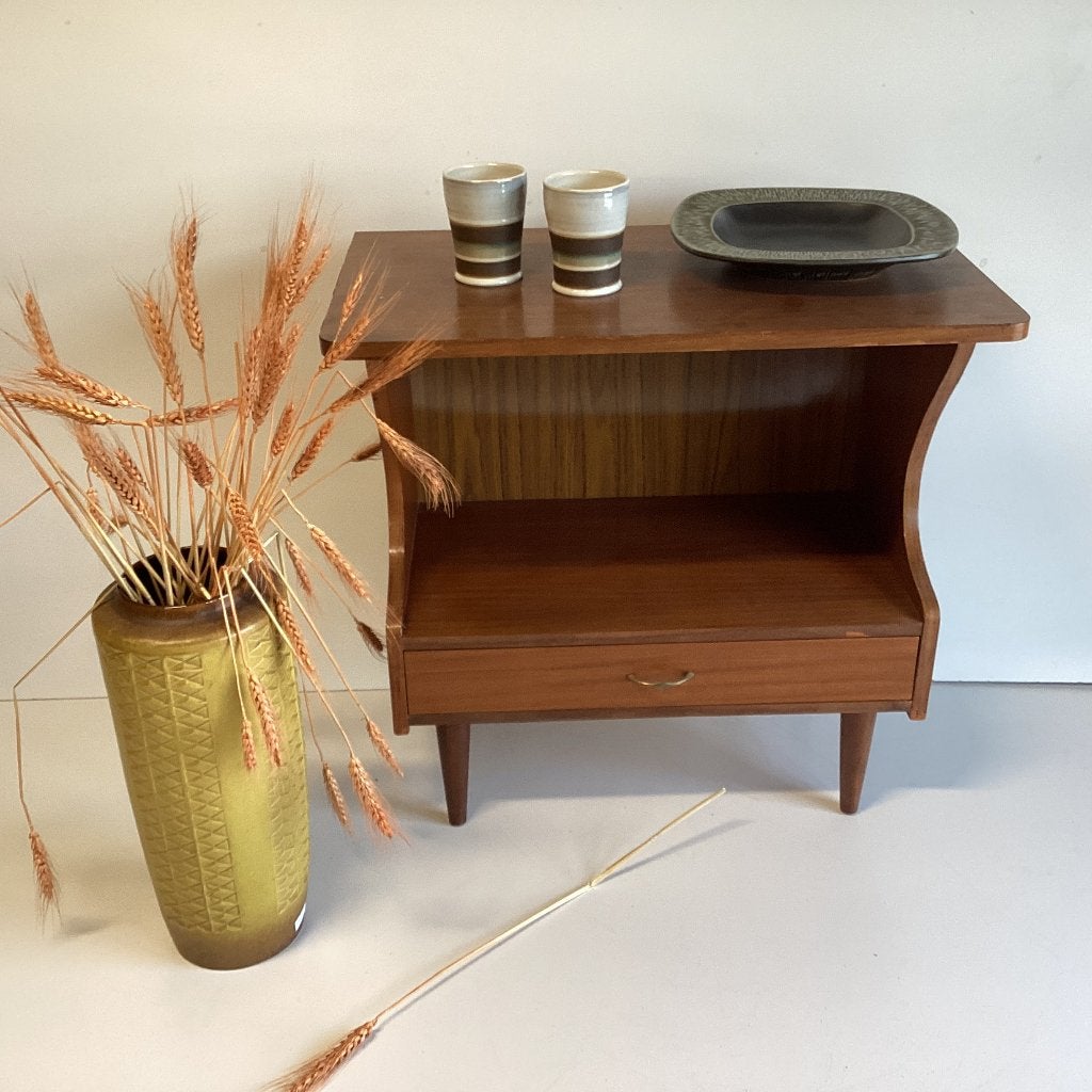 Audiotafel, Ophalen, Gebruikt, Vintage, audiotafel, teak,, 50 tot 100 cm