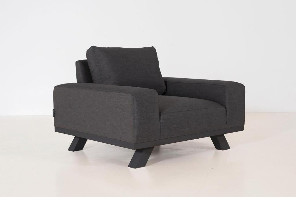 FLOW. Easey Loungestoel m/ all-weather Sunbrella bekleding, Tuin en Terras, Tuinsets en Loungesets, Overige materialen, Nieuw