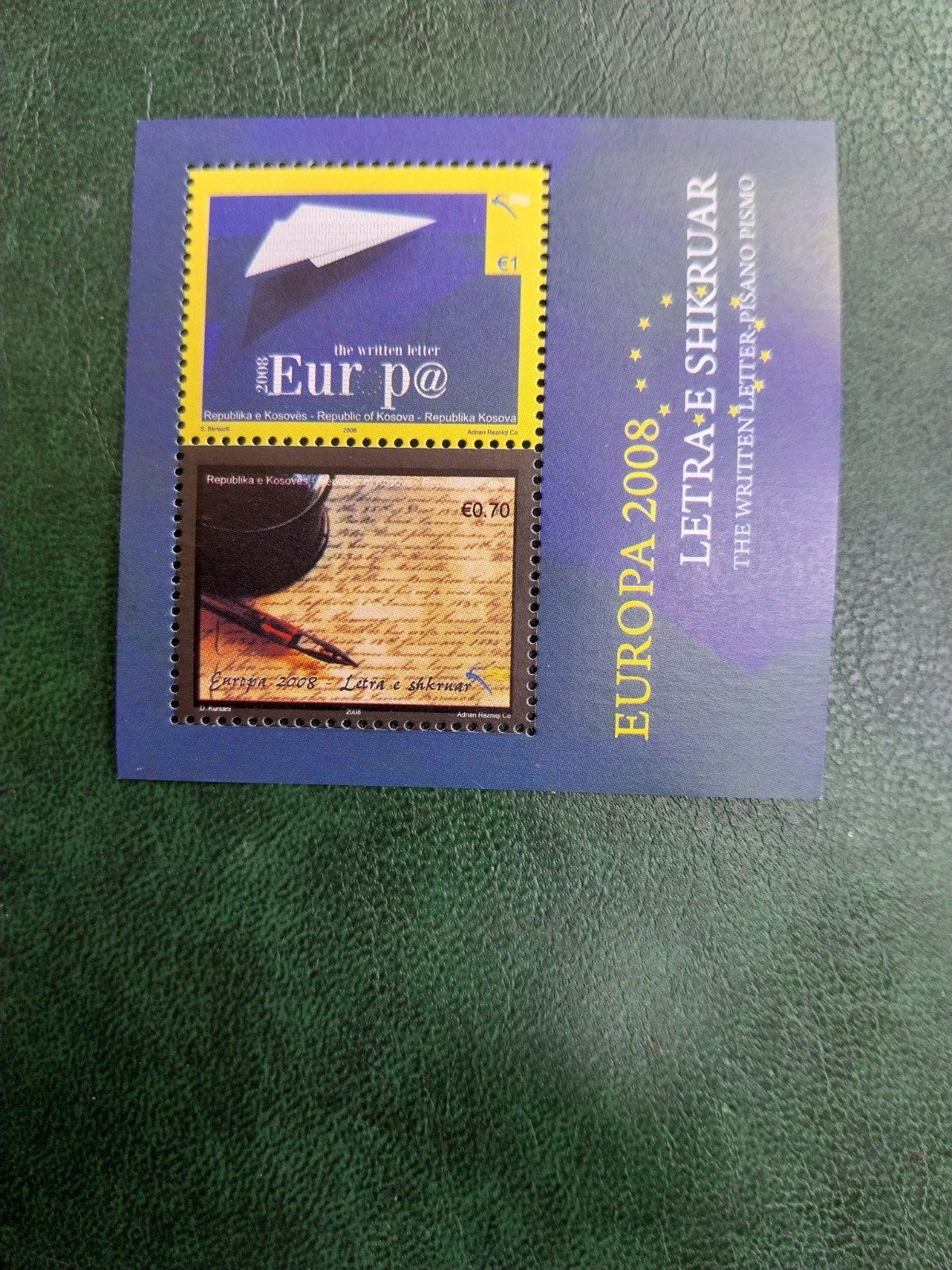 Europa Kosovo blok 9 de brief 2008 postfris mi 22 eu, Ophalen of Verzenden, Dier of Natuur