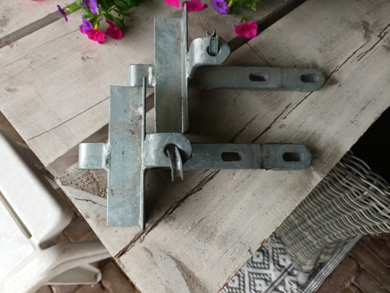 Set schoorsteenklemmen voor steigerbuizen, Ophalen, Gebruikt