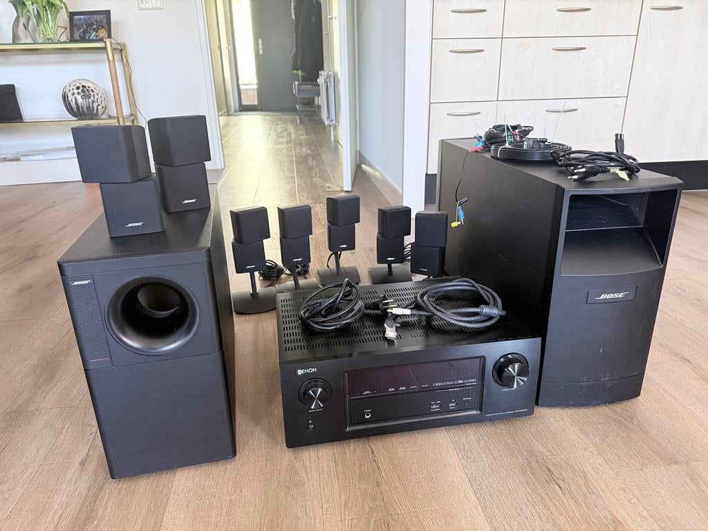 Denon met Bose audioset, Overige merken, Gebruikt, Ophalen of Verzenden, 5.1-systeem