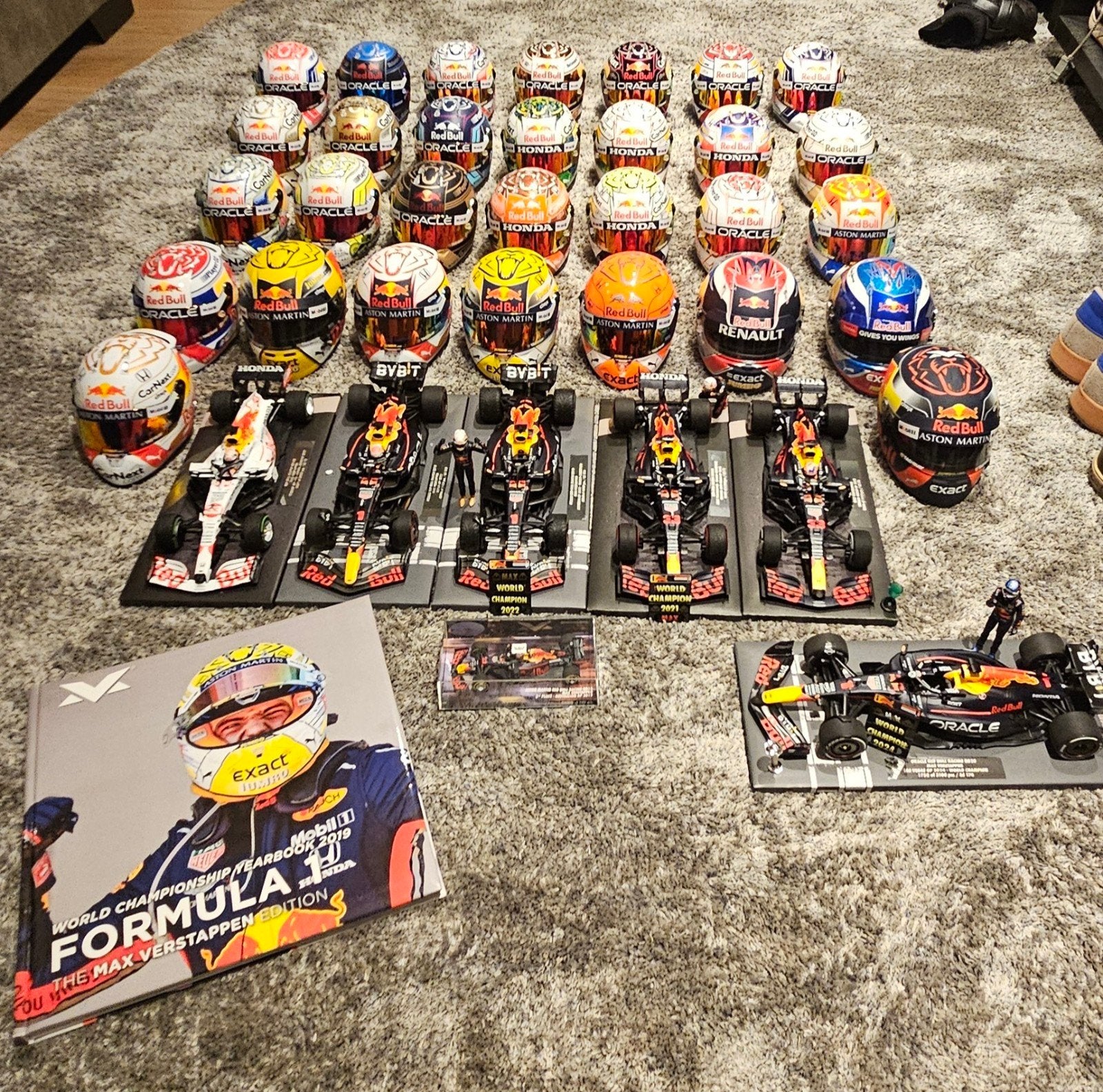 Max Verstappen F1 Collectie: Helmen en Modelauto's, Ophalen, Zo goed als nieuw, Formule 1