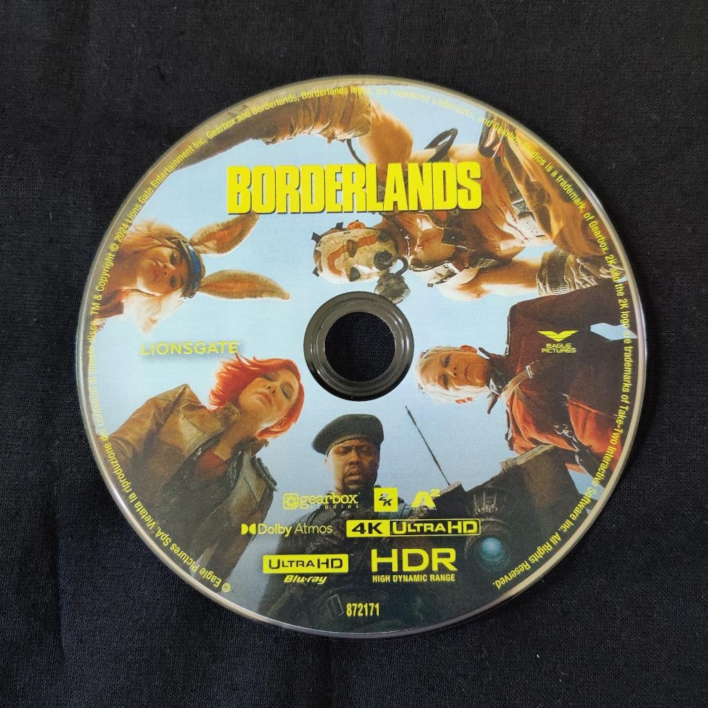 Borderlands | 4K UHD blu-ray, Ophalen of Verzenden, Zo goed als nieuw, Avontuur