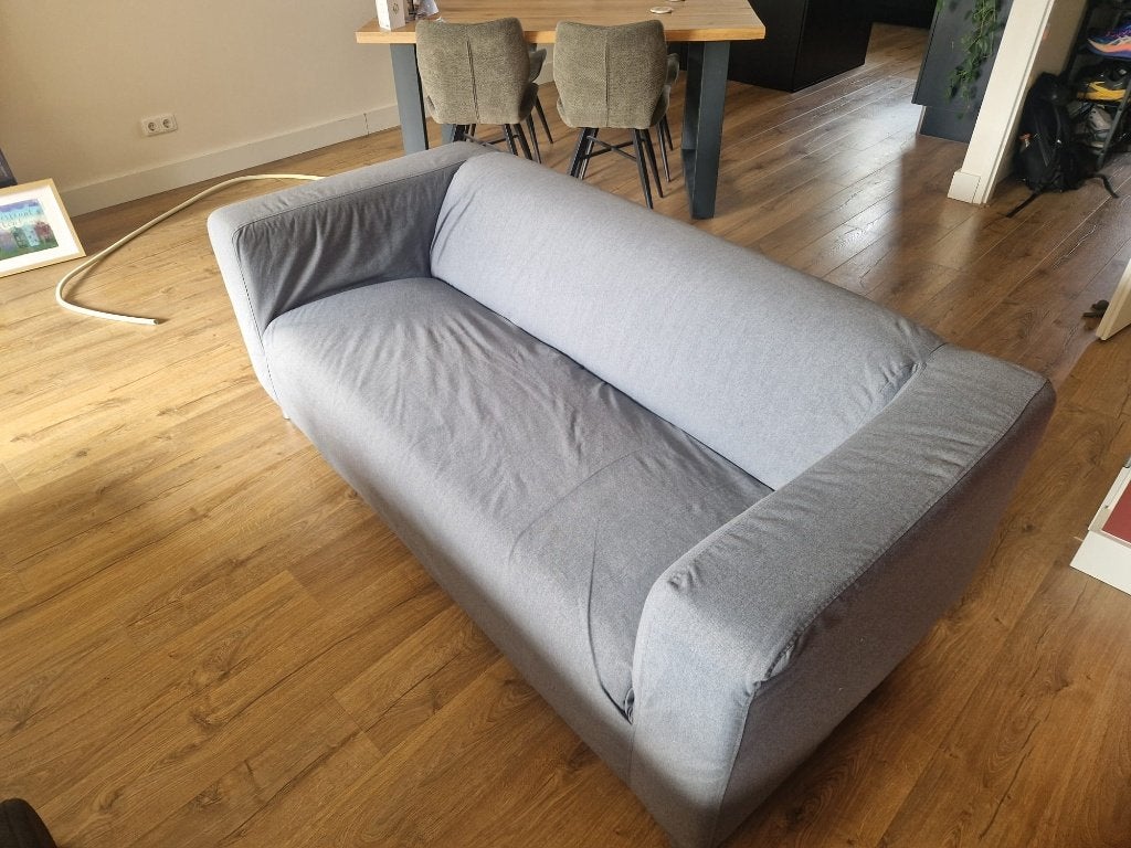 IKEA Klippan 2-zitsbank - Vissle grijs, Huis en Inrichting, Banken | Bankstellen, Ophalen, 150 tot 200 cm, Tweepersoons, 75 tot 100 cm