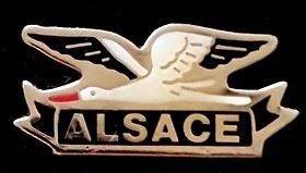Alsace (Elsas) pin, Verzamelen, Verzenden, Nieuw, Stad of Land, Speldje of Pin