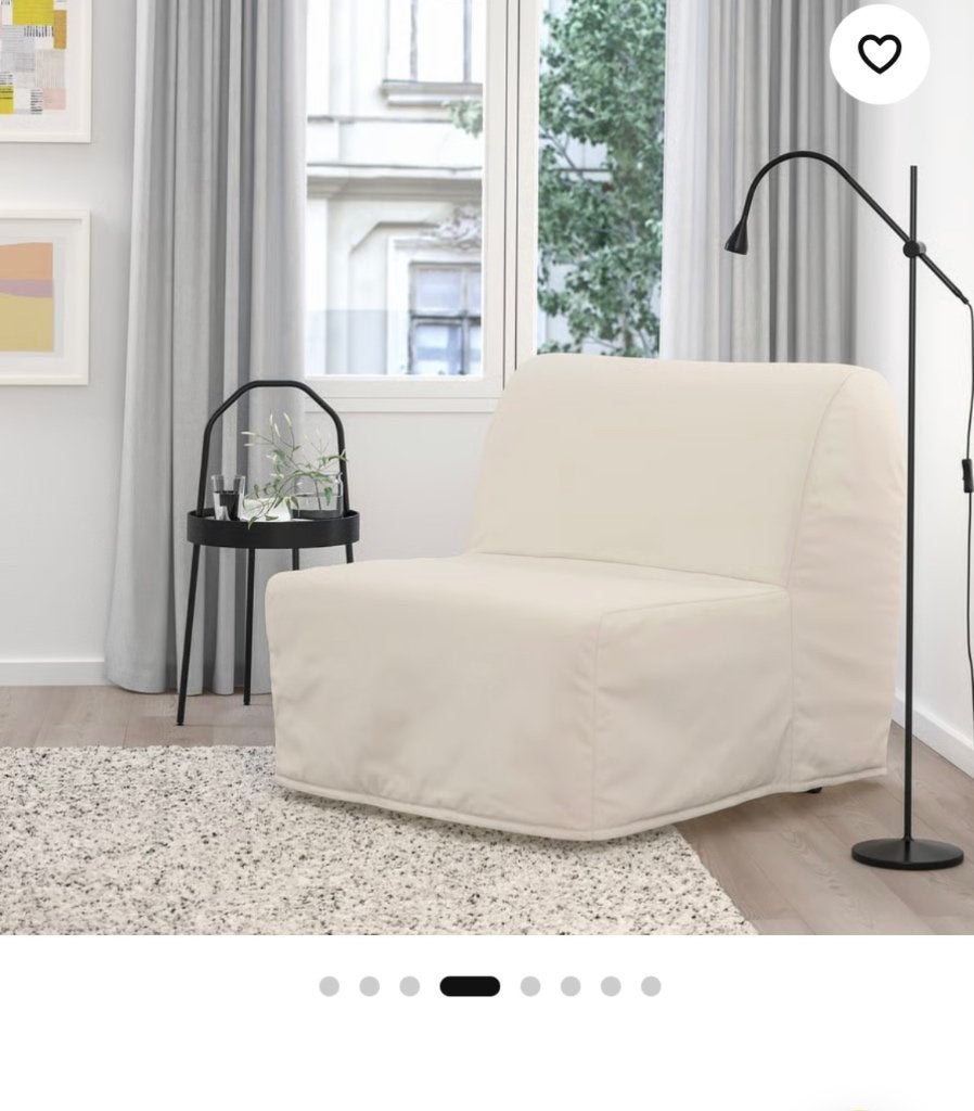 Ikea Lycksele Lovas 1 persoons, Huis en Inrichting, Ophalen, Eenpersoons, 190 cm of minder, Zo goed als nieuw