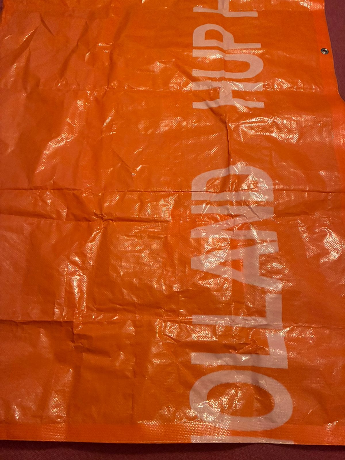 Groot oranje zeil hup Holland hup, Ophalen of Verzenden, Gebruikt