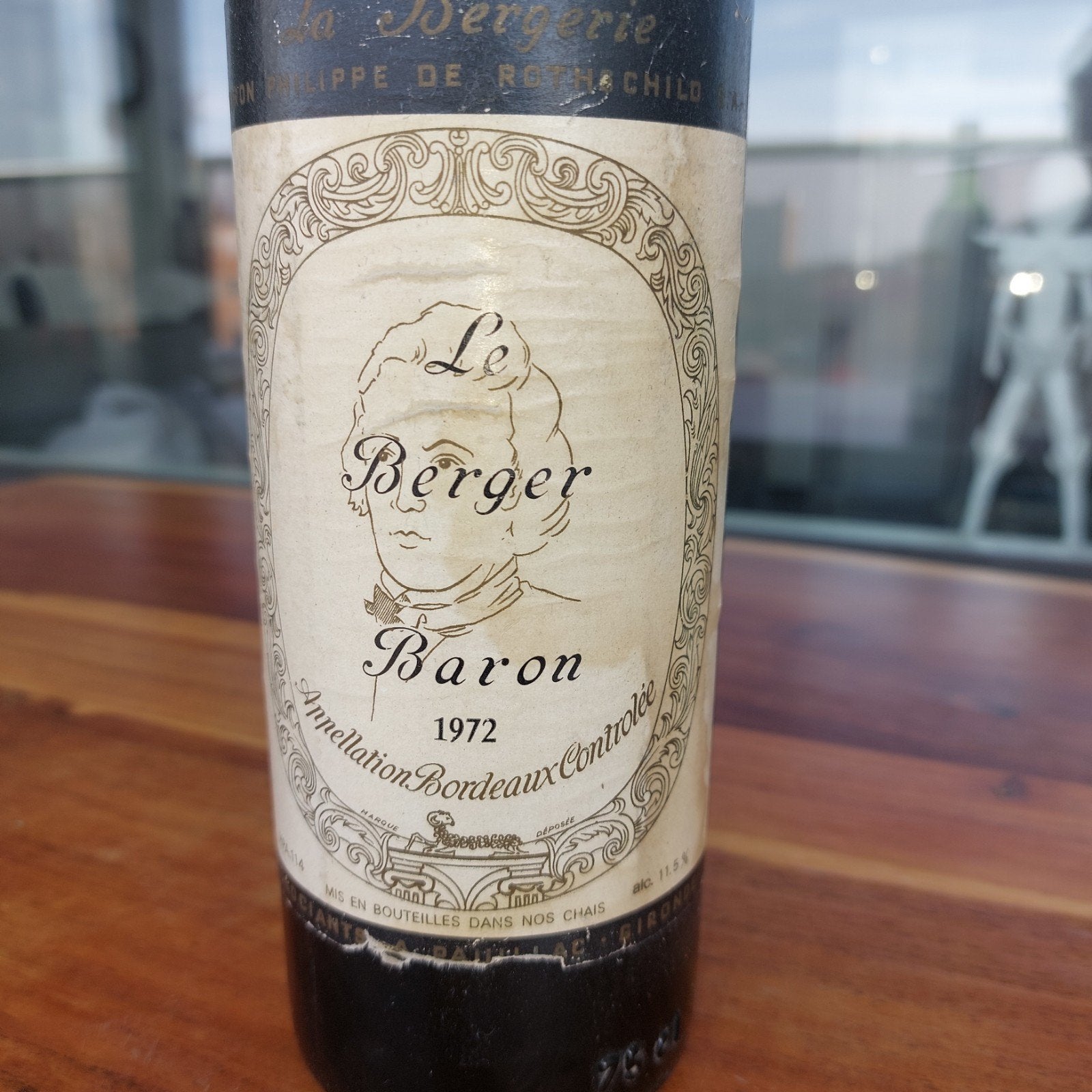 Baron le Berger 1972, Ophalen of Verzenden, Frankrijk, Rode wijn