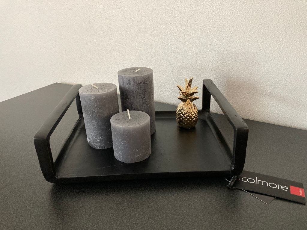 Colmore Tray S zwart metaal Nieuw!, Huis en Inrichting, Woonaccessoires | Dienbladen, Nieuw, Ophalen of Verzenden, Dienblad, Metaal