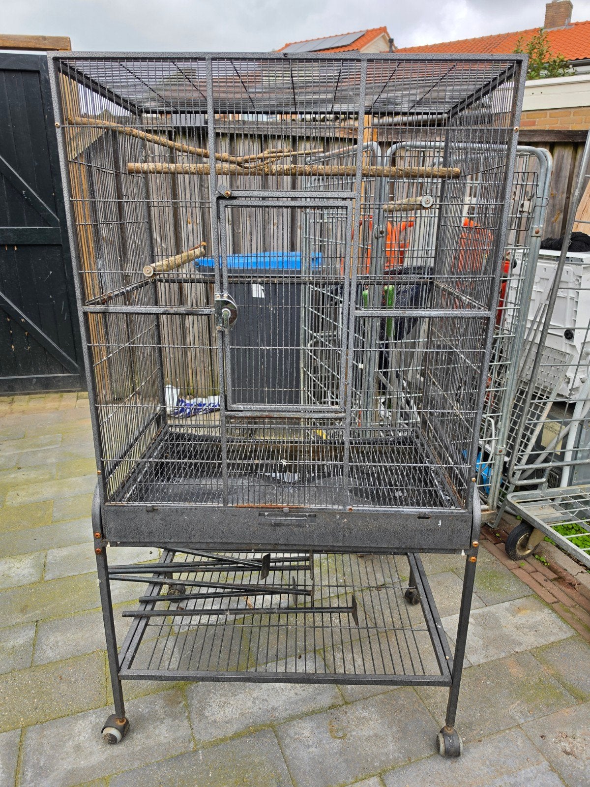 vogel kooi papagaaien kooi, Ophalen, Metaal, Vogelkooi