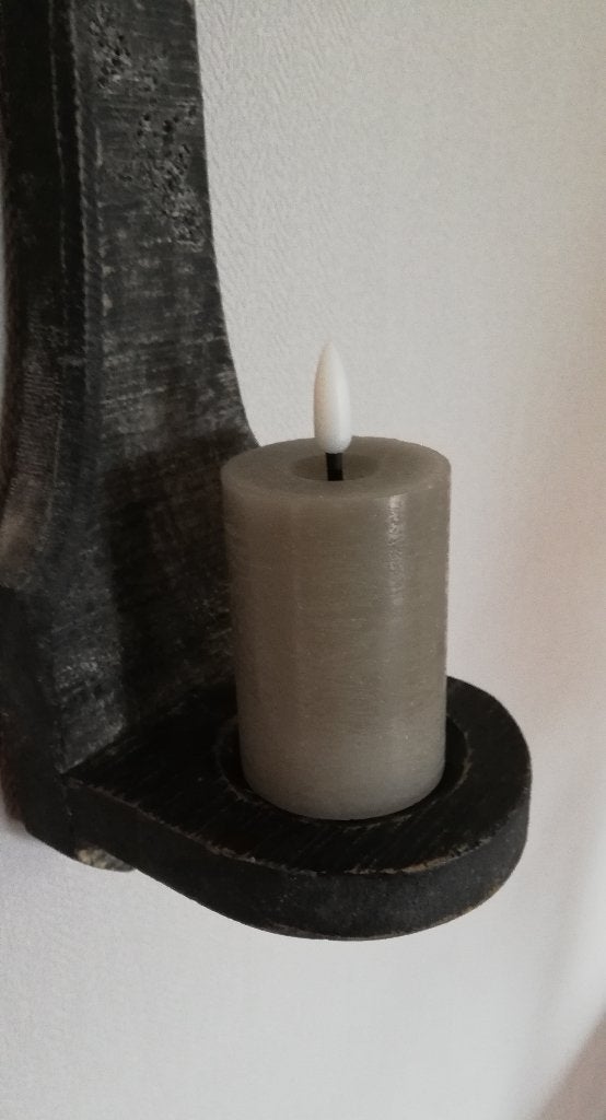 Aura Peeperkorn kandelaar, Huis en Inrichting, Ophalen, Bruin, Overige merken, Nieuw