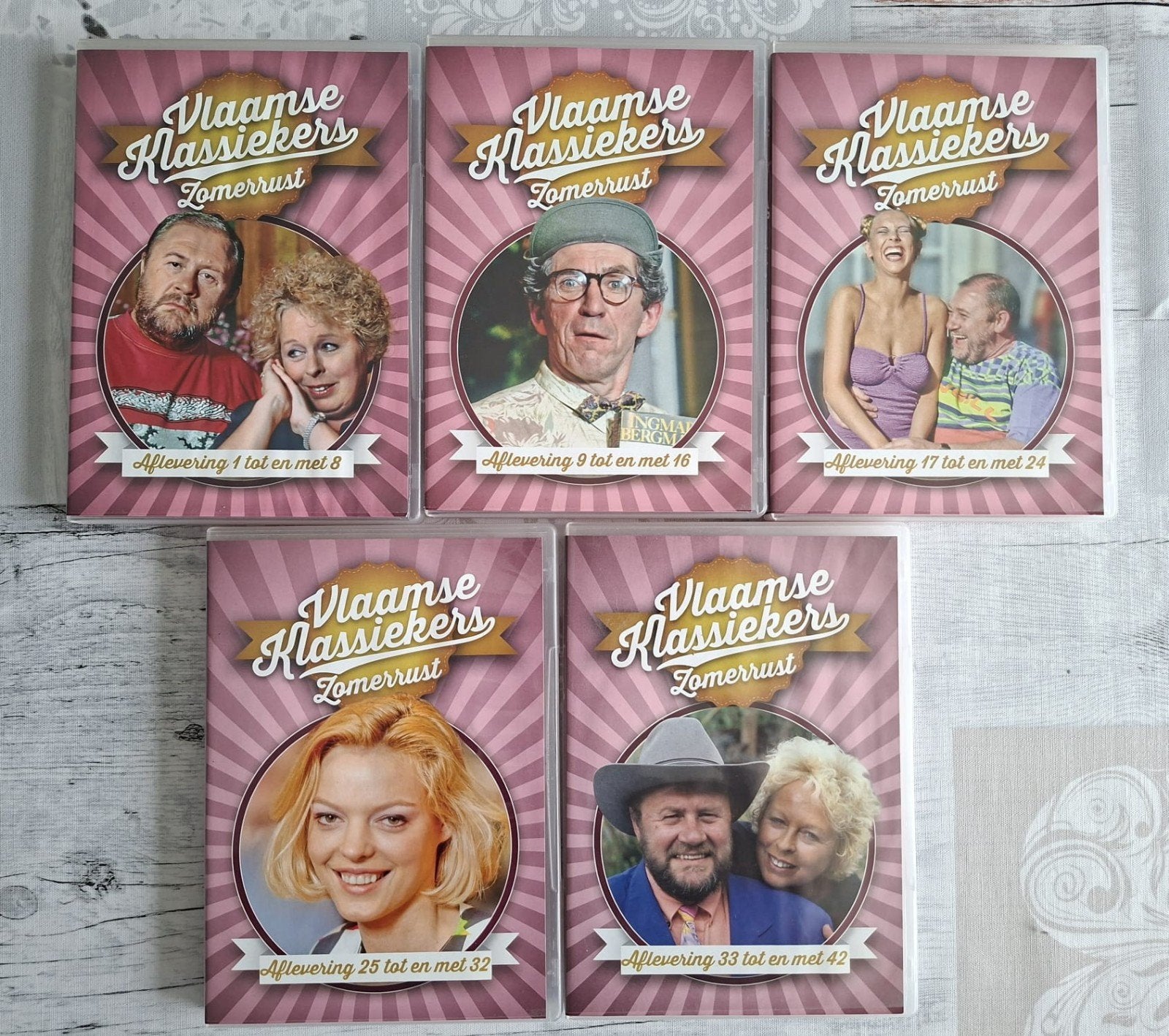 complete vlaamse serie klassiekers zomerrust, Alle leeftijden, Ophalen of Verzenden, Zo goed als nieuw, Komedie