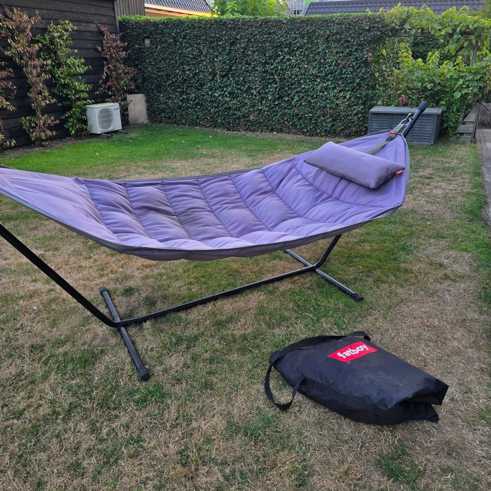Grote Fatboy hangmat met standaard, Ophalen, Gebruikt, Buiten, Met standaard