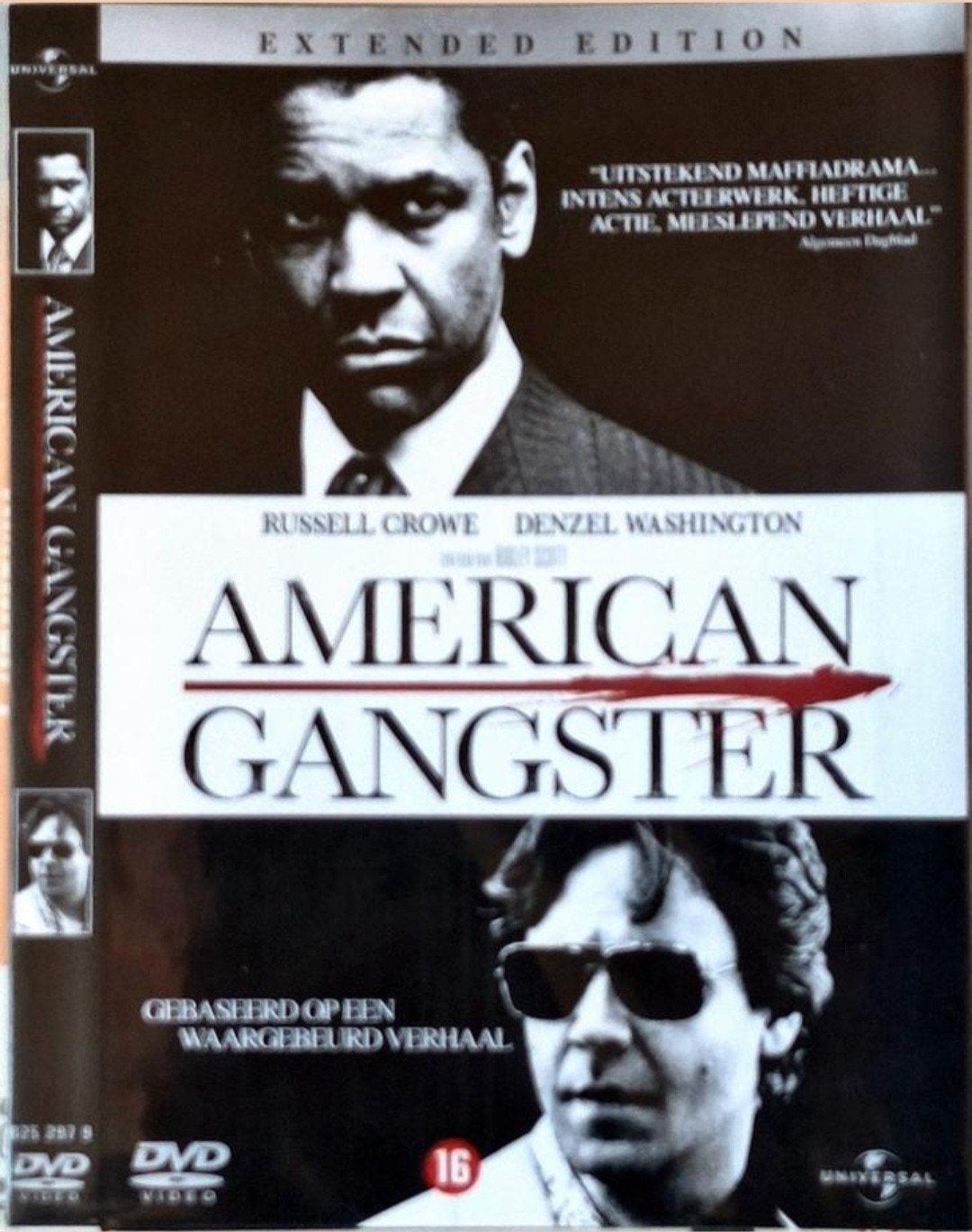DVD  SPEELFILM - American Gangster, Vanaf 16 jaar, Ophalen of Verzenden, Gebruikt
