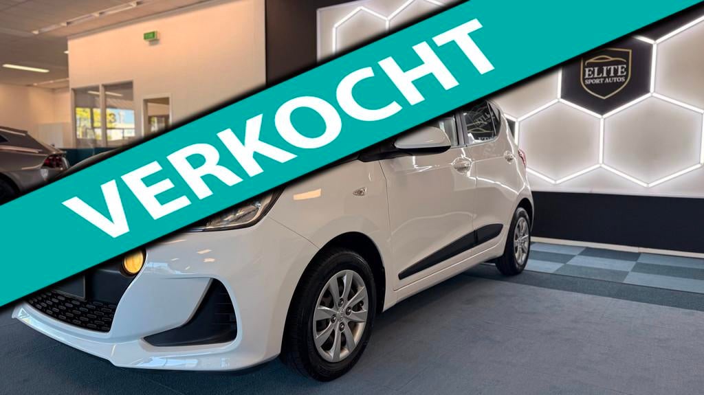 Hyundai I10 1.0i Comfort, Auto's, Hyundai, Voorwielaandrijving, Gebruikt, 4 stoelen, Wit