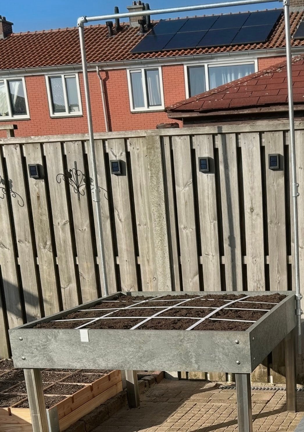 makkelijke moestuin tafel en klimrek, Tuin en Terras, Ophalen, Zo goed als nieuw