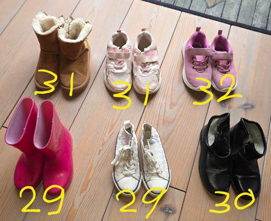 Schoenenpakket voor meisjes: laarsjes, sneakers en meer, Ophalen, Gebruikt, Meisje, Laarzen