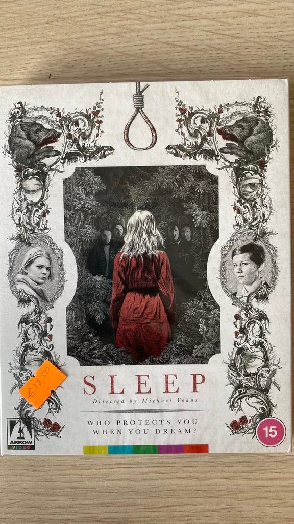 Sleep blu ray NIEUW met slipcover, Ophalen of Verzenden, Nieuw in verpakking, Horror