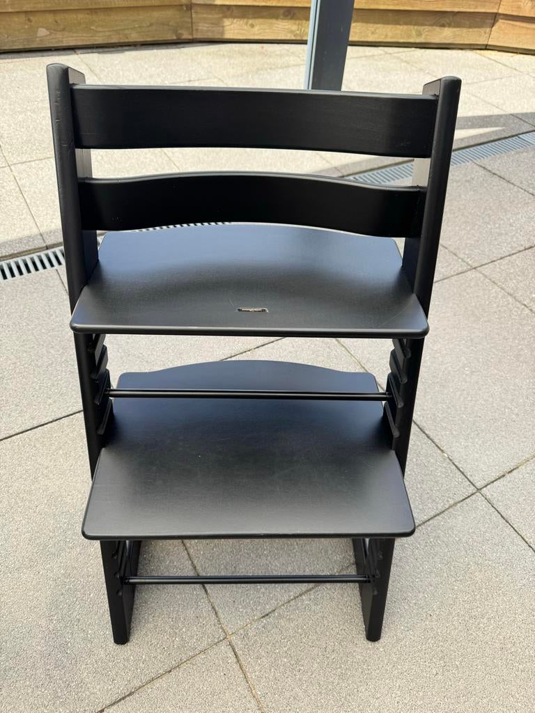 Stokke Tripp Trapp kinderstoel met babyset en pootjes, Ophalen, Gebruikt, Meegroeistoel, Aanschuifbaar