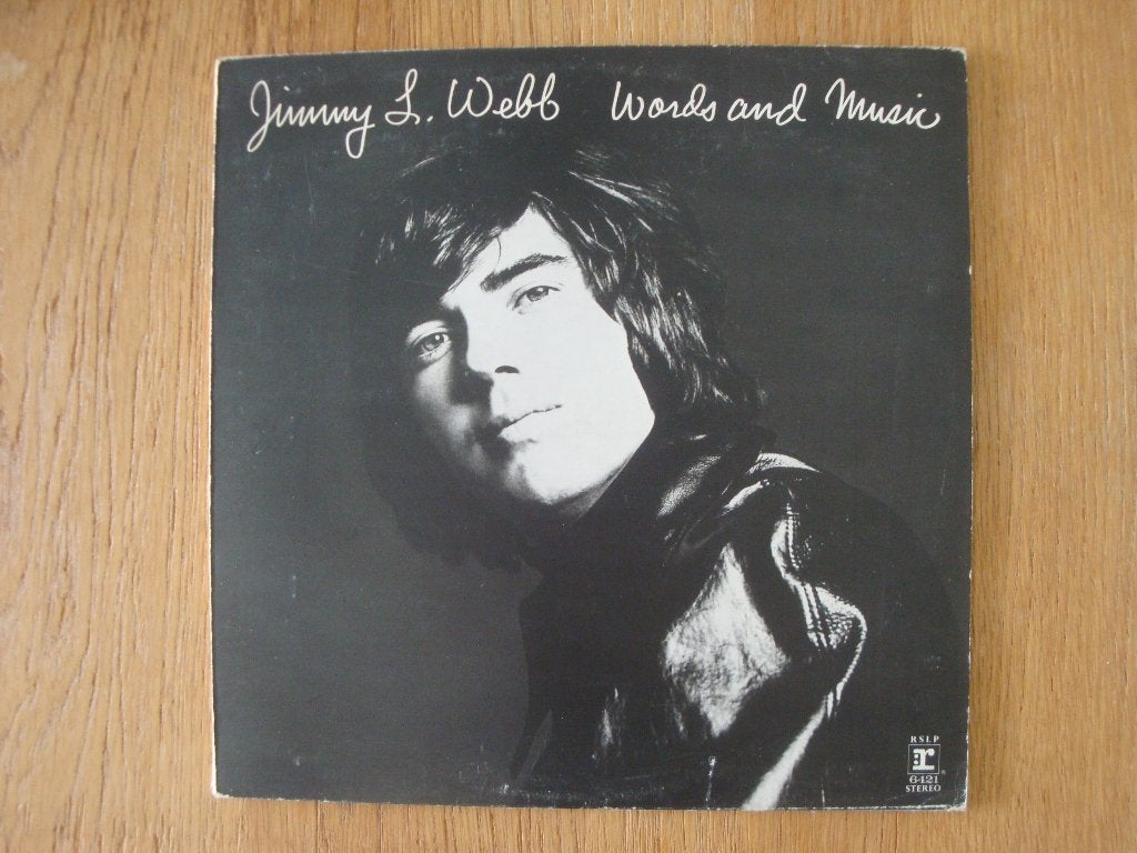 Jimmy Webb - Words and Music (vinyl) (singersongwriter), LP, Singer-songwriter, Gebruikt, Ophalen of Verzenden