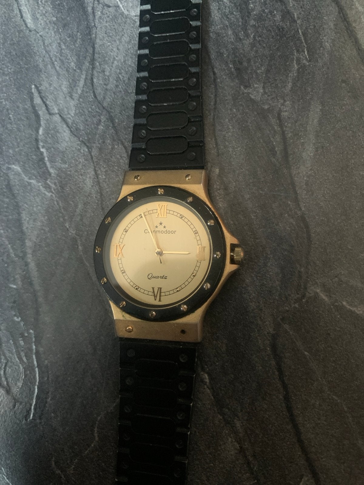 Commodoor horloge - Batterij moet vervangen worden, Sieraden, Tassen en Uiterlijk, Overige merken, Overige materialen, Gebruikt