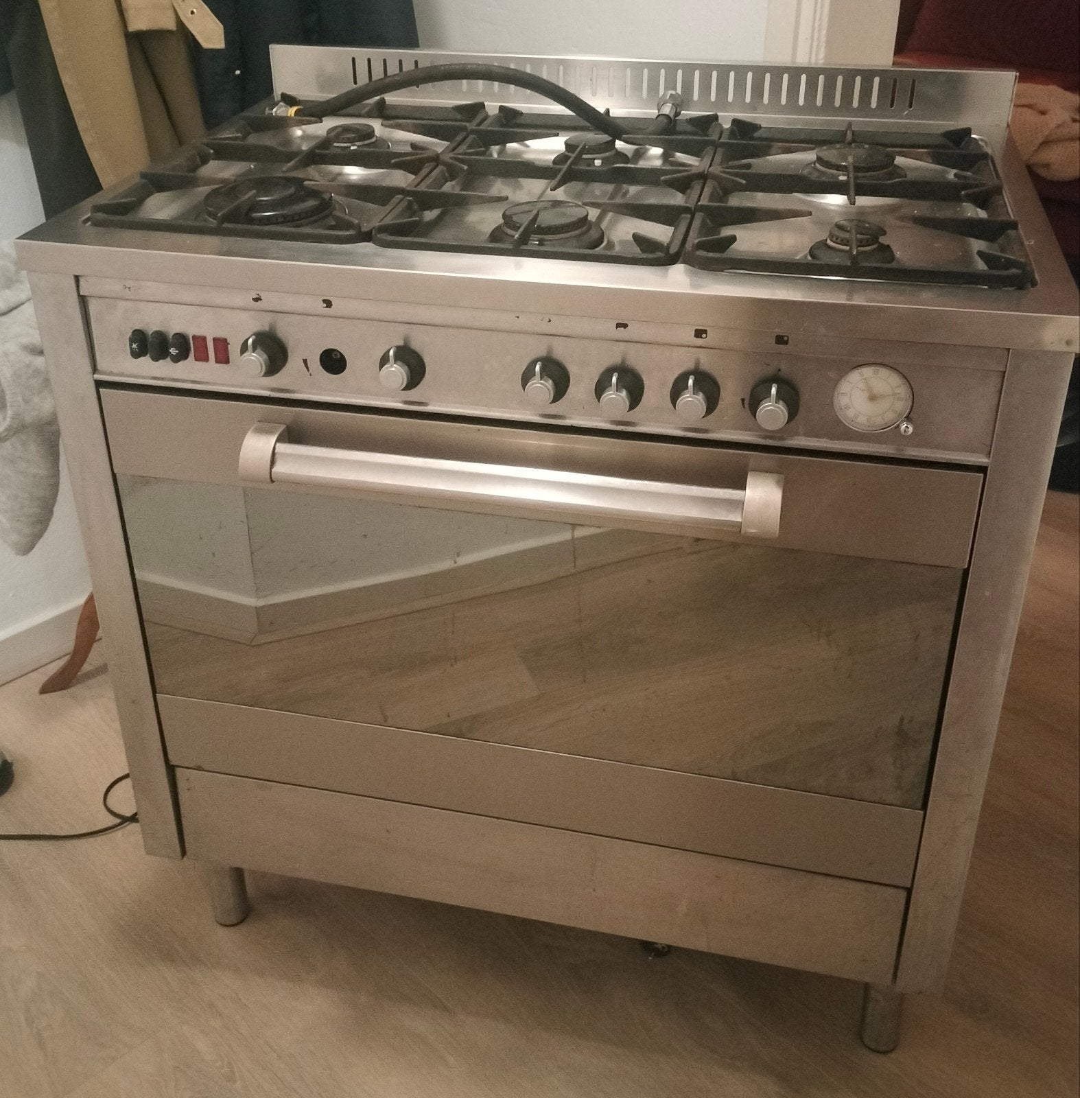 Gasfornuis gratis op te halen!, Ophalen, Gebruikt, 60 cm of meer, 4 kookzones