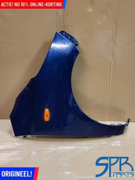 HYUNDAI I10 I 2008-2013 RECHTER SPATBORD BLAUW Rechts SCHERM, Auto-onderdelen, Gebruikt, Ophalen of Verzenden, Hyundai, HYUNDAI