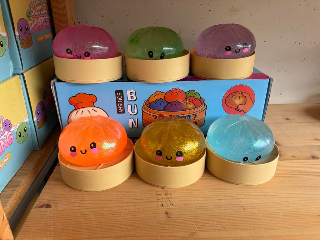 Squishy Dumpling Fidget Toy - Keuze uit 6 modellen, Jongen of Meisje, Ophalen of Verzenden, Od, Od