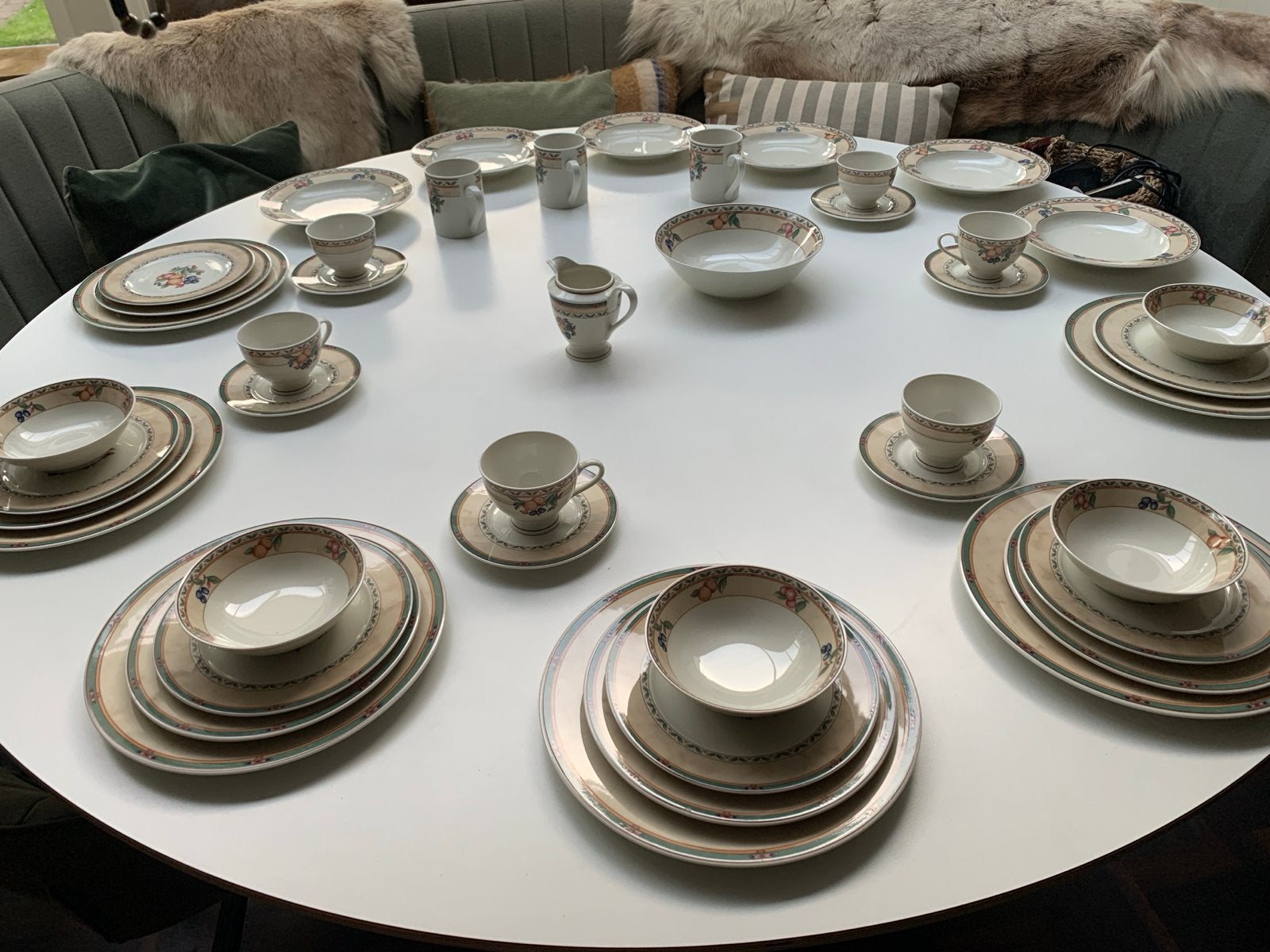 Heinrich Winterling Servies - Compleet met Fruitdecor, Ophalen, Zo goed als nieuw, Overige stijlen, Porselein
