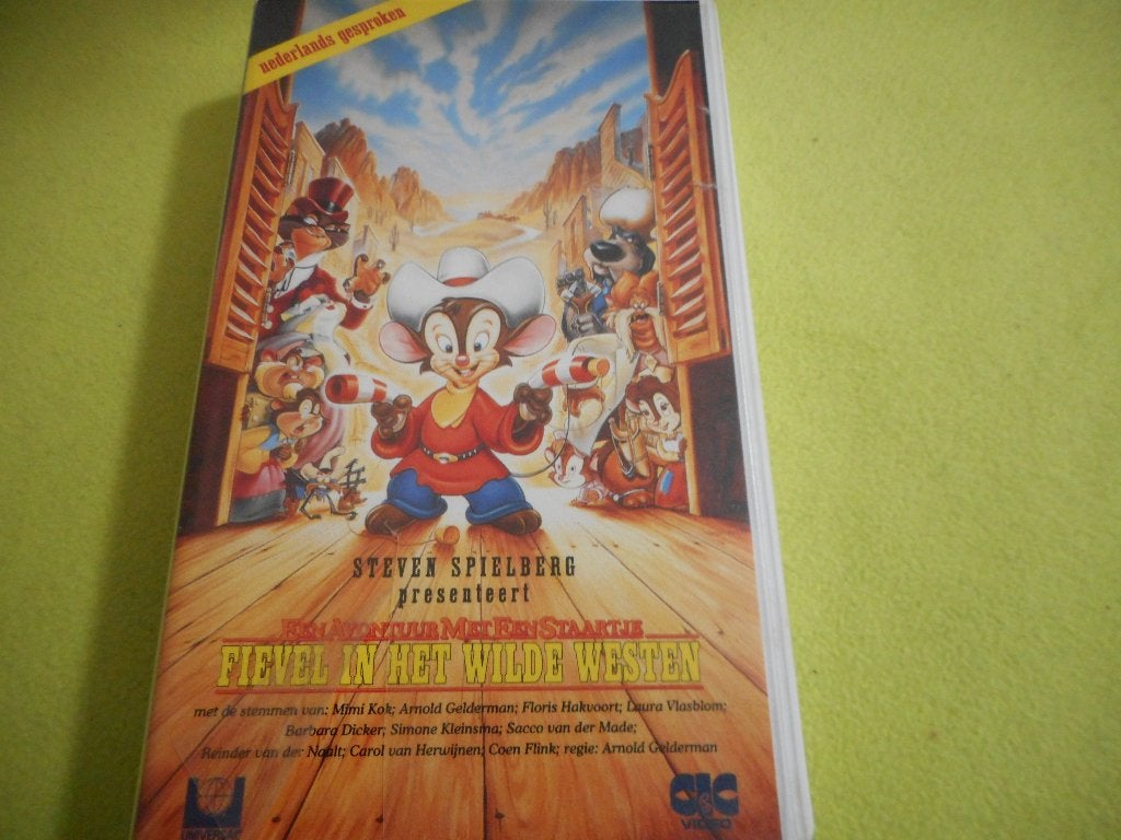 FIEVEL IN HET WILDE WESTEN! Leuke Tekenfilm Op VIDEO!, Verzenden, Alle leeftijden, Zo goed als nieuw, Kinderprogramma of -film