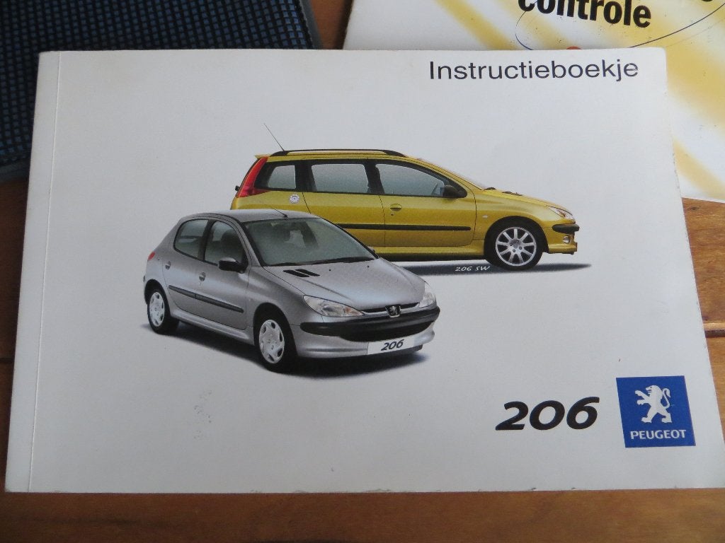 Instructieboek Peugeot 206, 206 GTi 16V, Peugeot 206 SW 2002, Ophalen of Verzenden