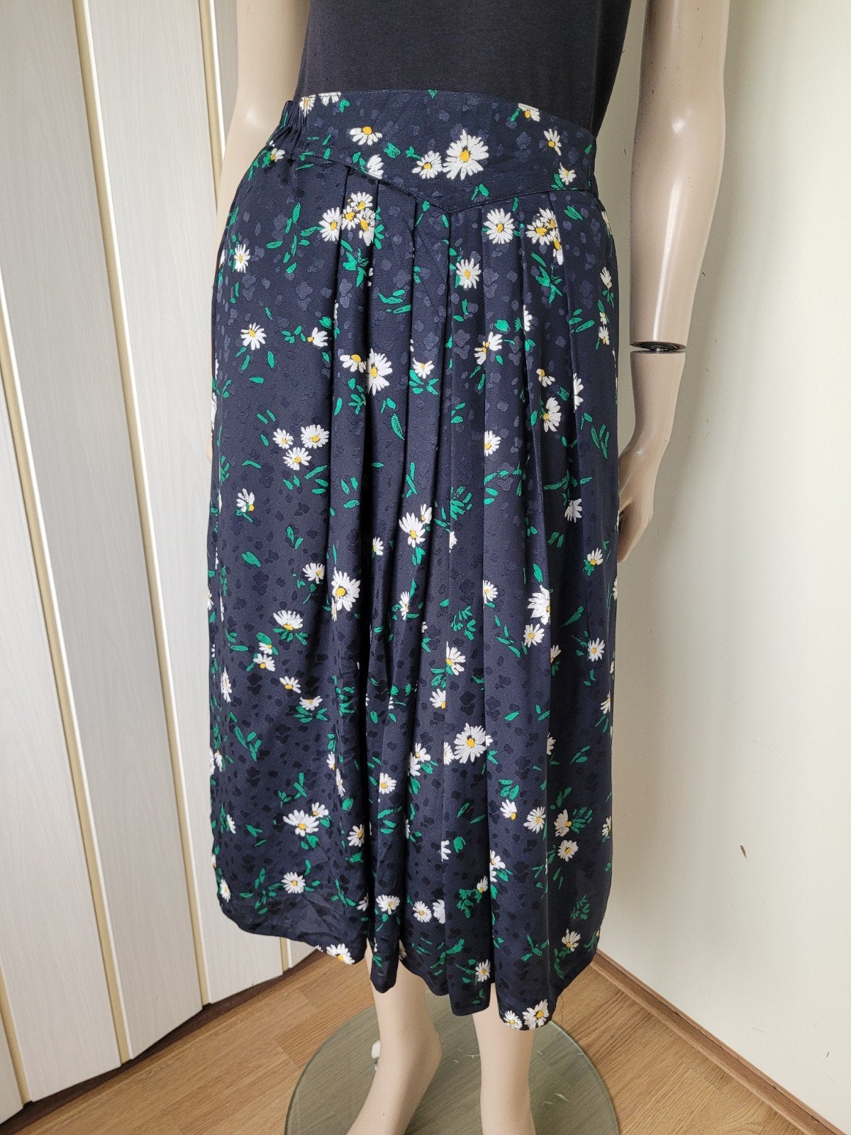 Basler maxi rok bloemenprint maat 36/S, Blauw, Basler, Ophalen of Verzenden, Zo goed als nieuw