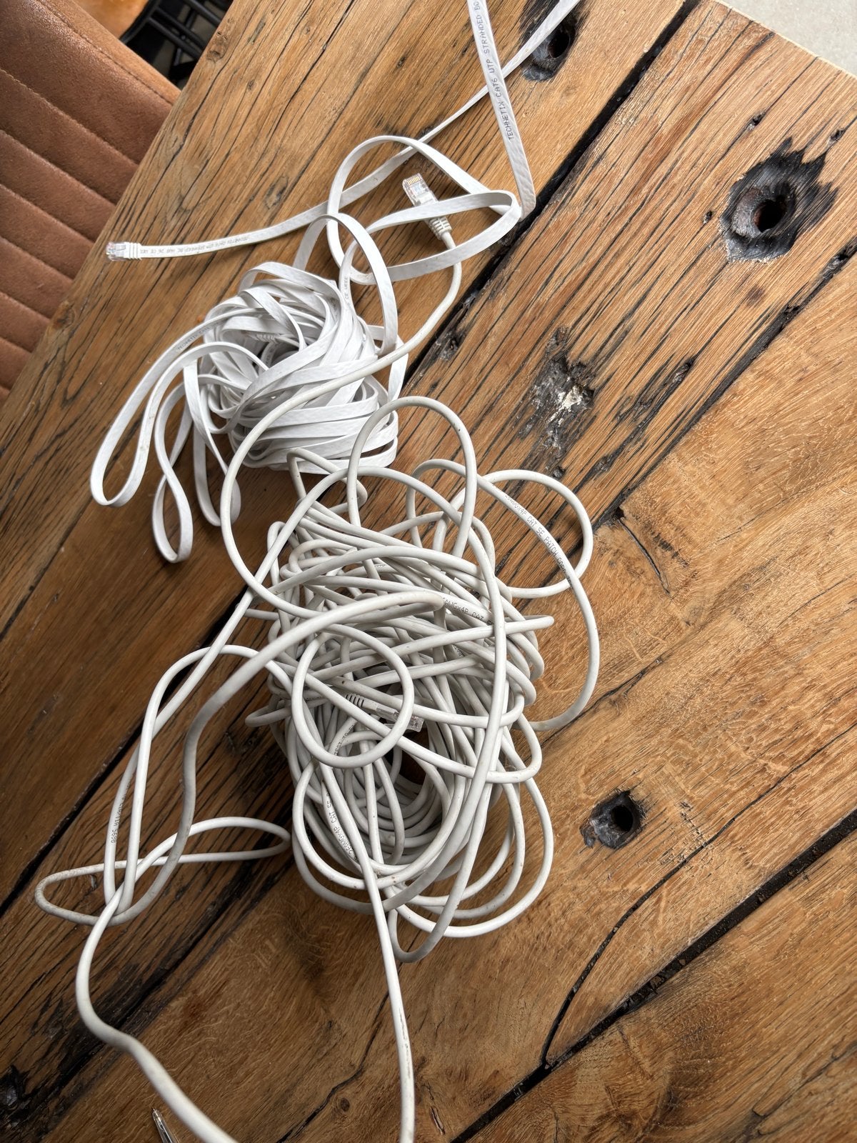 Partij UTP/Ethernet kabels - 2x ~20 meter, Ophalen of Verzenden, Zo goed als nieuw, 2 tot 5 meter, Overige kabels